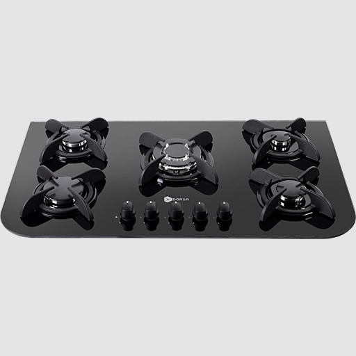 اجاق گاز شیشه ای درسا مدل ثمین DG2108-5M