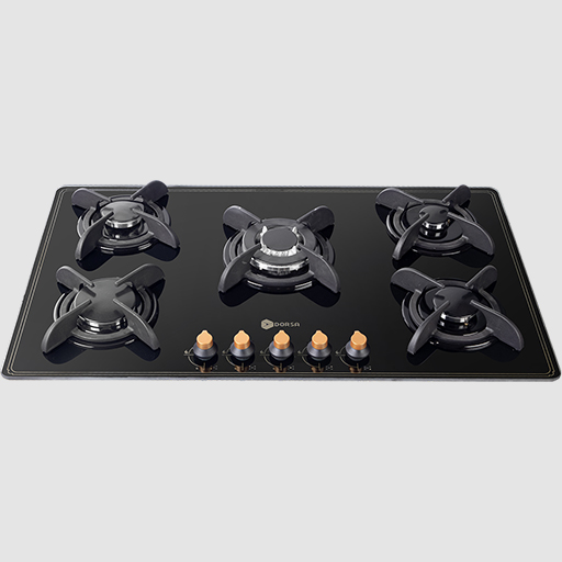 اجاق گاز شیشه ای درسا مدل آنتیک DG2109-5M
