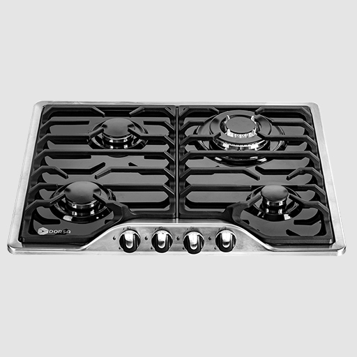 اجاق گاز استیل شیشه درسا مدل ریتا DG2300-4