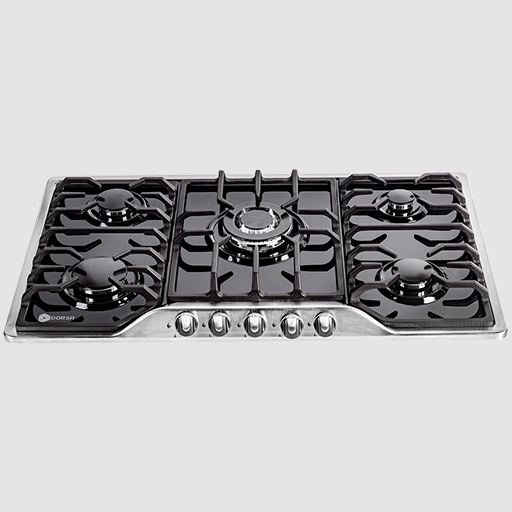 اجاق گاز استیل شیشه درسا مدل ریتا DG2300-5M