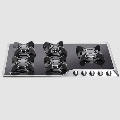 اجاق گاز استیل شیشه درسا مدل بیدار DG2301-5R