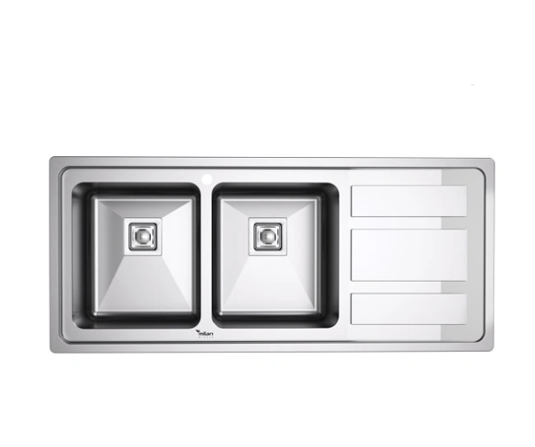 سینک 9010 توکار استیل میلان