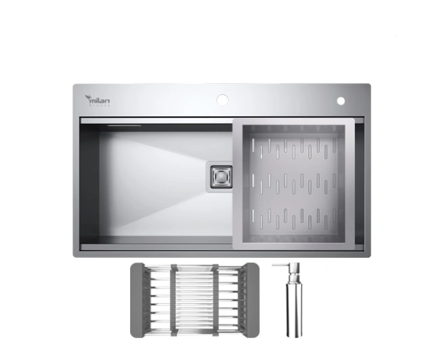 سینک 4090S01 توکار استیل میلان