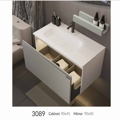 ست کابینت روشویی دیواری برند ویتا مدل 3089