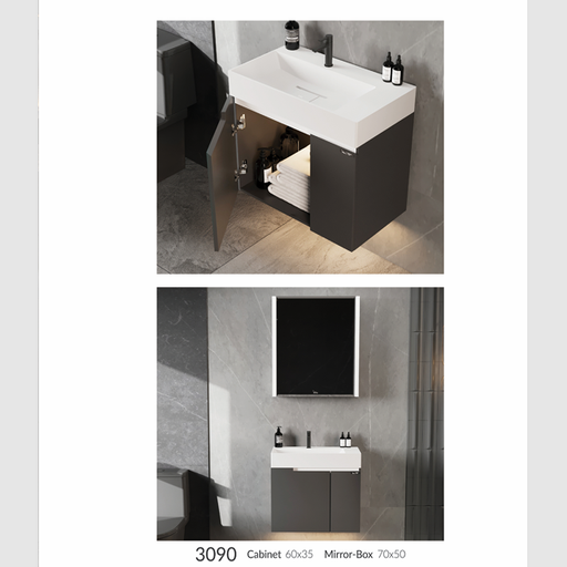 ست کابینت روشویی دیواری برند ویتا مدل 3090