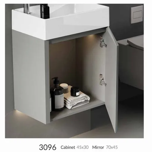 ست کابینت روشویی دیواری برند ویتا مدل 3096