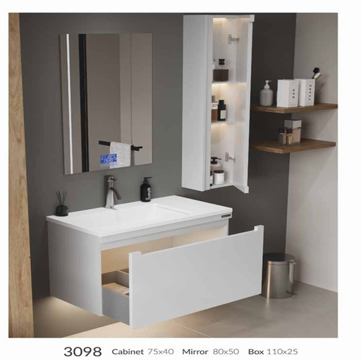 ست کابینت روشویی دیواری برند ویتا مدل 3098